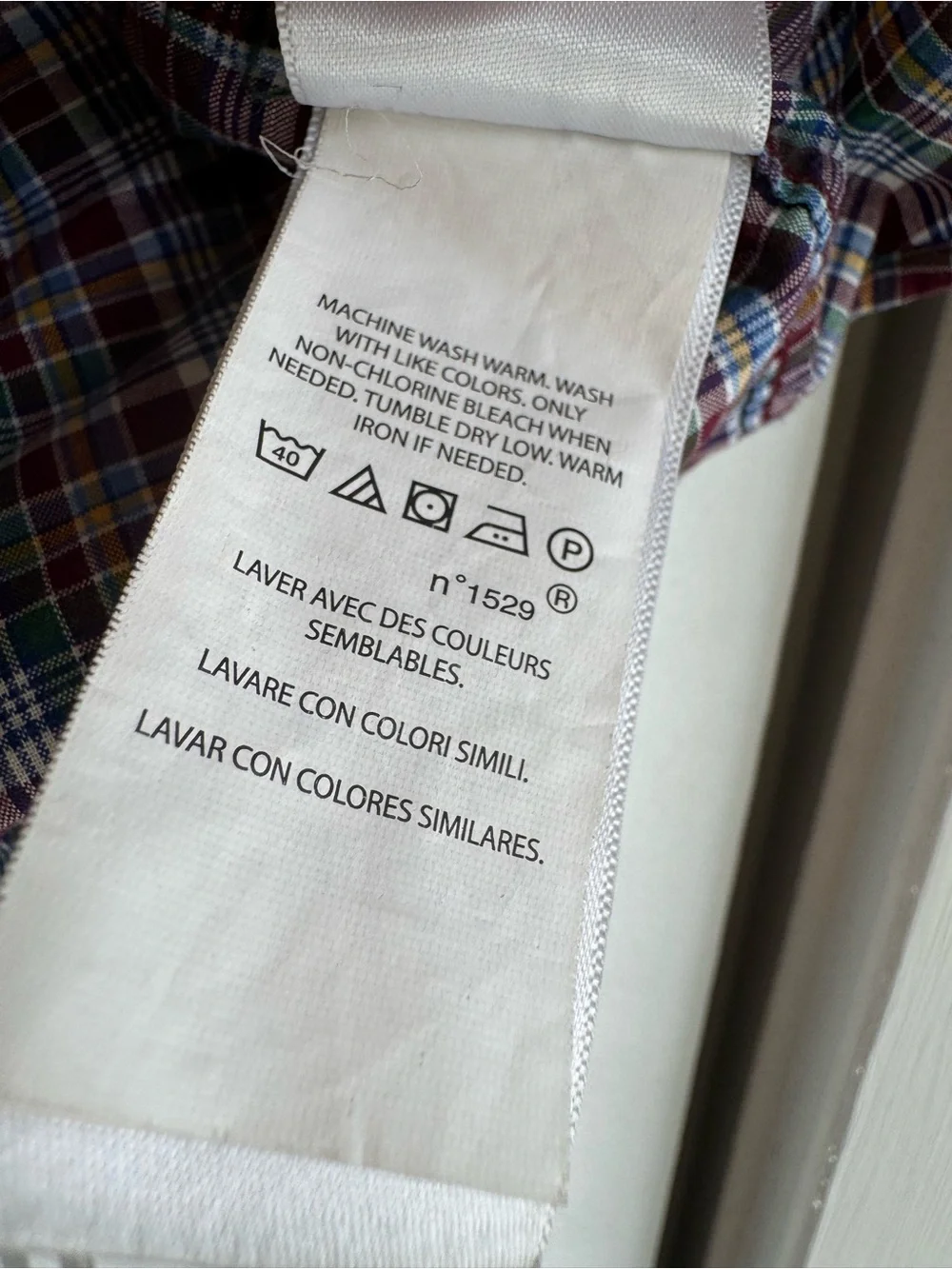 Ralph Lauren 4T Plaid Button up
